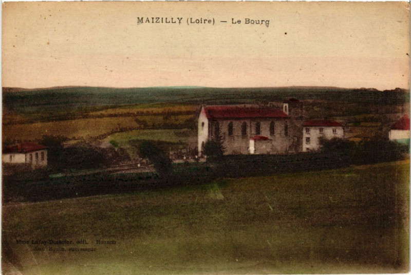 Carte postale ancienne Maizilly - Le Boug à Maizilly