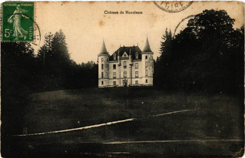 Carte postale ancienne Chateau de Montivert