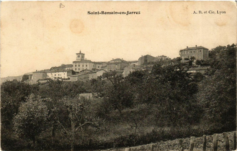 Carte postale ancienne Saint-Romain-en-Jarez à Saint-Romain-en-Jarez