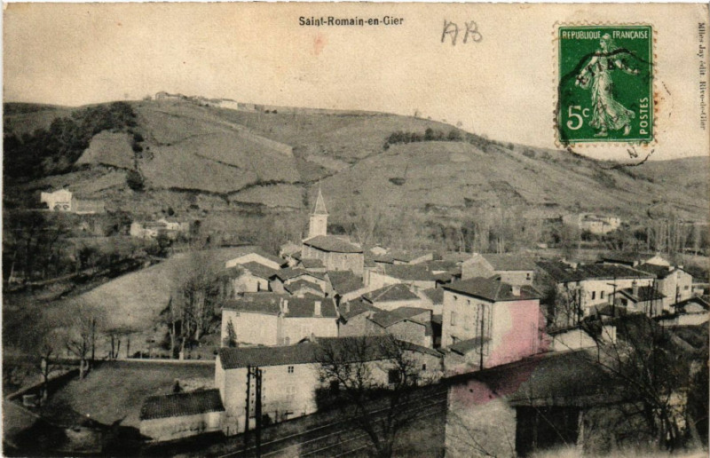 Carte postale ancienne Saint-Romain-en-Gier