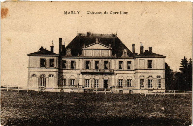 Carte postale ancienne Mably - Chateau de Cornillon à Mably