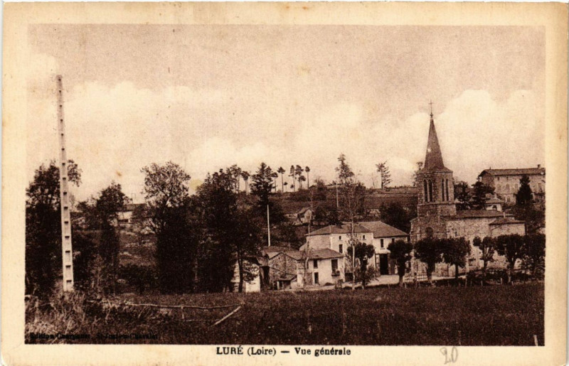 Carte postale ancienne Lupe - Vue générale à Lupé