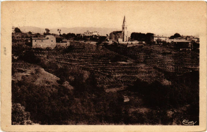 Carte postale ancienne Lupe - Vue générale à Lupé