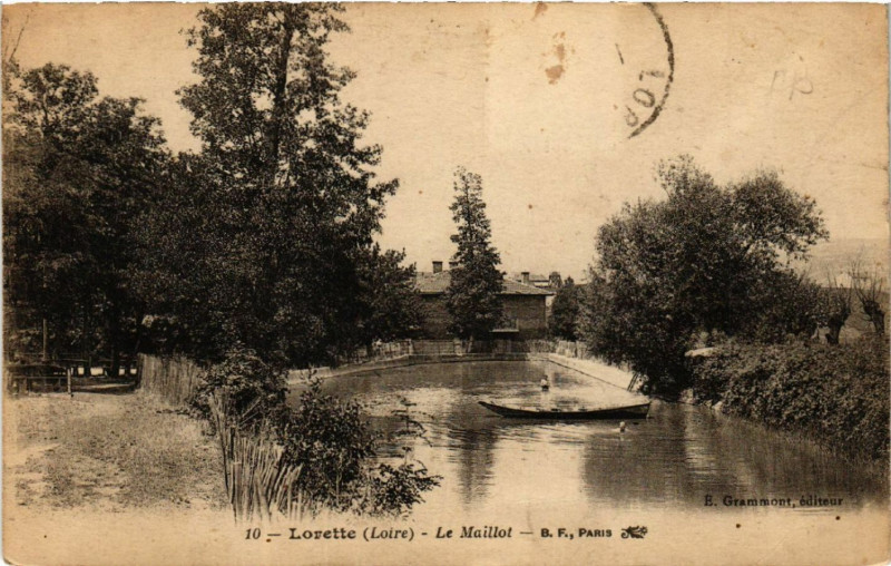 Carte postale ancienne Lorette - Le Maillot à Lorette