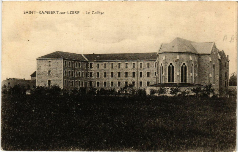 Carte postale ancienne Saint-Rambert-sur-Loire - Le Collége