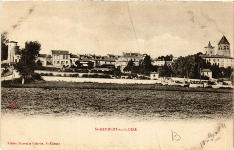 Carte postale ancienne Saint-Rambert-sur-Loire