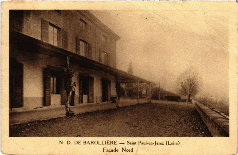Carte postale ancienne N.D. de Barolliere - Saint-Paul-en-Jarez - Facade Nord à Saint-Paul-en-Jarez