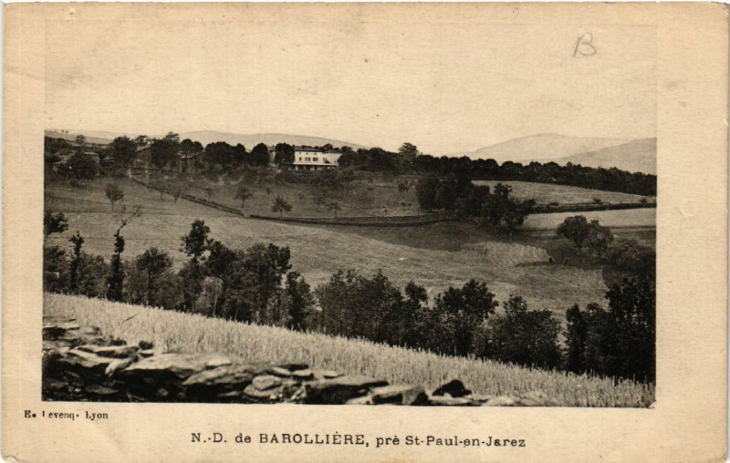 Carte postale ancienne N.D. de Barolliere pré Saint-Paul-en-Jarez à Saint-Paul-en-Jarez