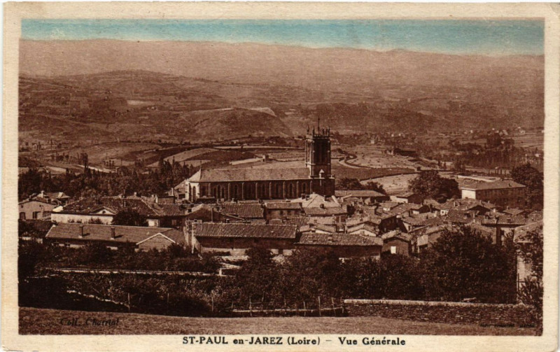 Carte postale ancienne Saint-Paul-en-Jarez - Vue Générale à Saint-Paul-en-Jarez