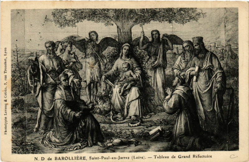 Carte postale ancienne N.D de Barolliere Saint-Paul-en-Jarez - Tableau de Grand à Saint-Paul-en-Jarez
