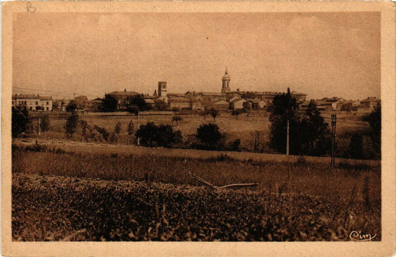 Carte postale ancienne Saint-Jodard - Vue générale à Saint-Jodard