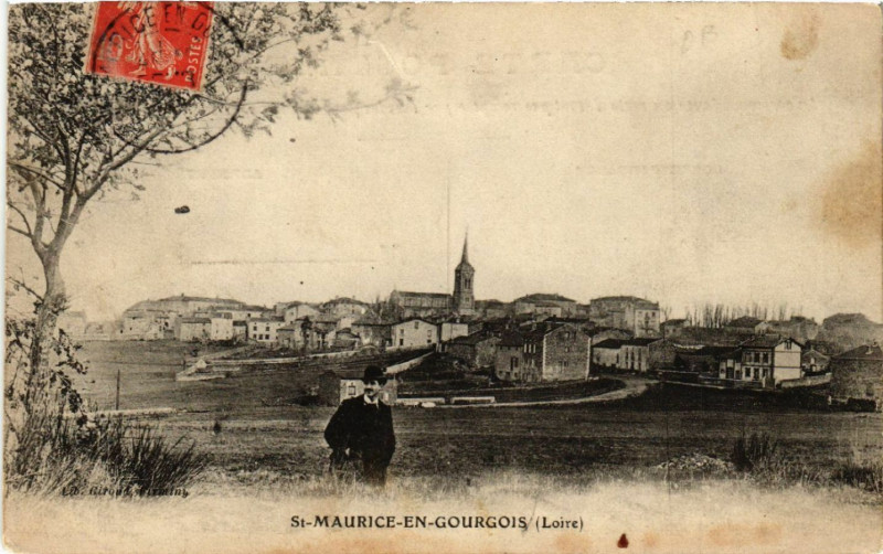 Carte postale ancienne Saint-Maurice-en-Gourgois à Saint-Maurice-en-Gourgois