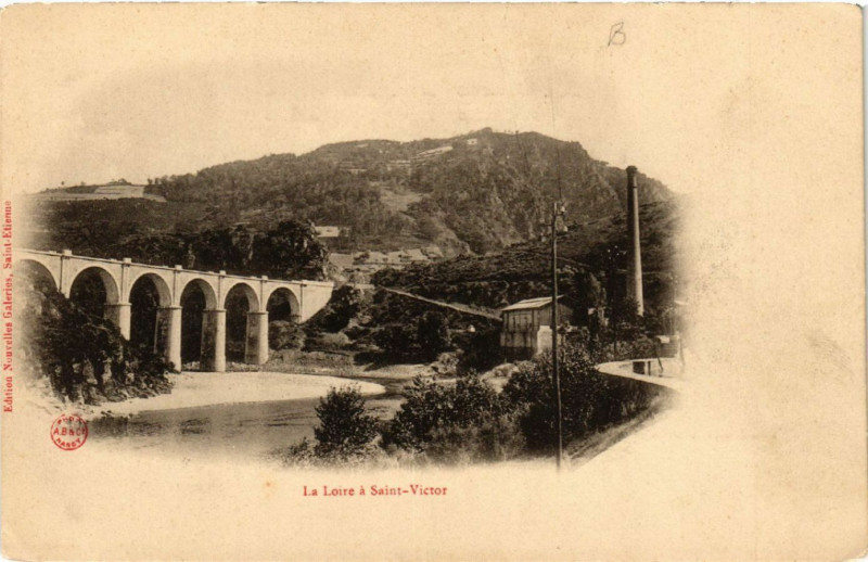 Carte postale ancienne La Lorie a Saint-Victor