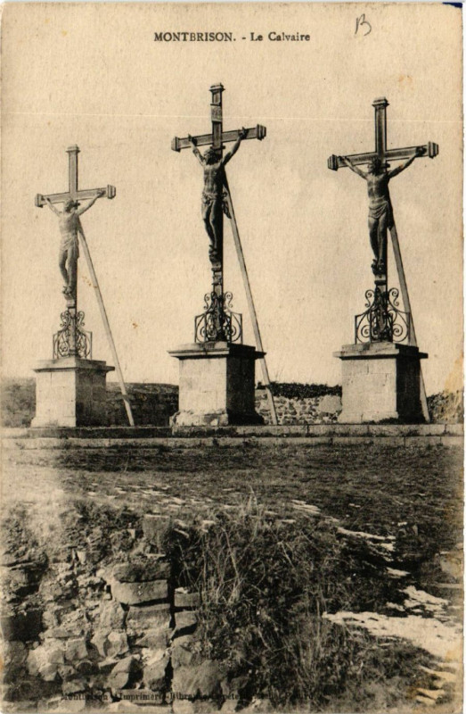 Carte postale ancienne Montbrison - Le Calvaire à Montbrison