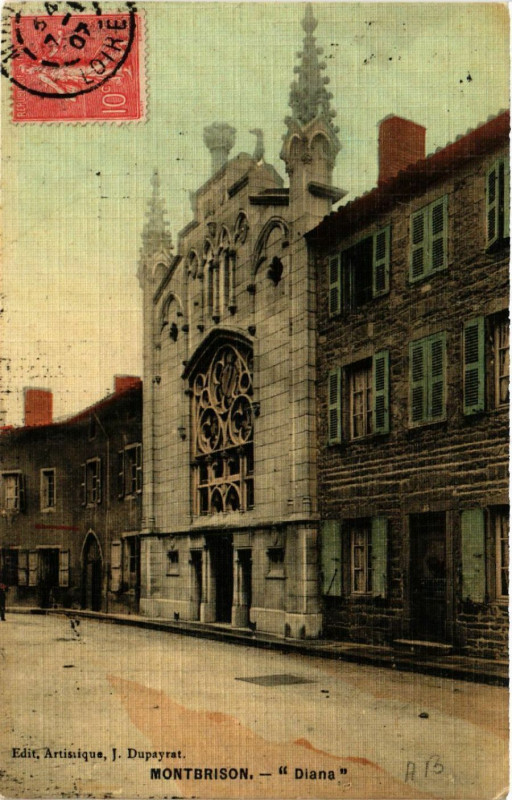 Carte postale ancienne Montbrison - Diana à Montbrison
