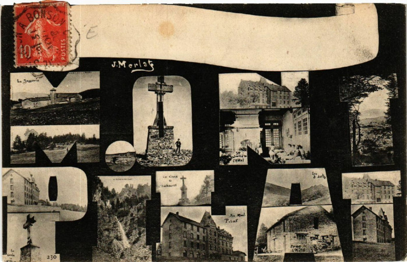 Carte postale ancienne Mont-Pilat - Scenes