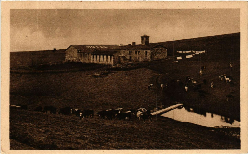 Carte postale ancienne Mont-Pilat - La Jasserie - Hotel du Mont-Pilat à Jas