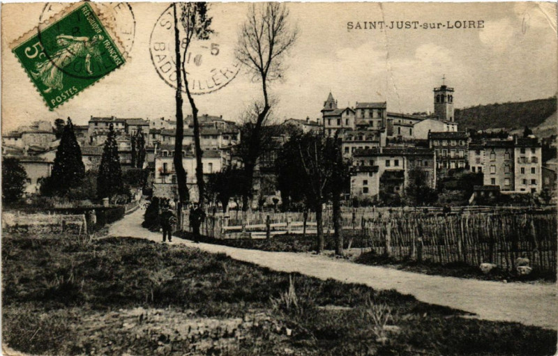 Carte postale ancienne Saint-Just-sur-Loire