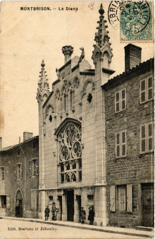 Carte postale ancienne Montbrison - La Diana à Montbrison