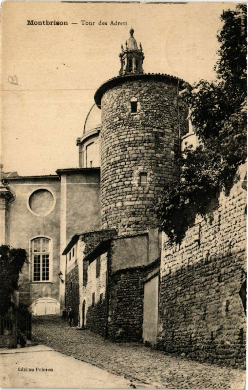 Carte postale ancienne Montbrison - Tour des Adrets à Montbrison