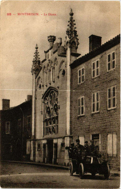 Carte postale ancienne Montbrison - La Diana à Montbrison