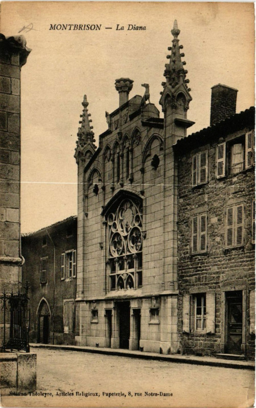 Carte postale ancienne Montbrison - La Diana à Montbrison
