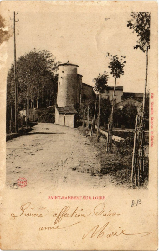 Carte postale ancienne Saint-Rambert-sur-Loire