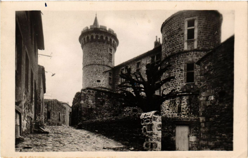 Carte postale ancienne Pelussin - Chateau de Virieu à Pélussin