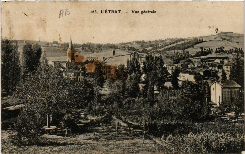 Carte postale ancienne L'Etrat - Vue générale à L'Étrat