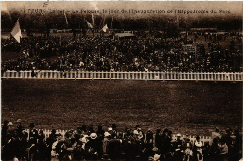 Carte postale ancienne Feurs - La Palouse le jour de l'Inauguration de .. à Feurs