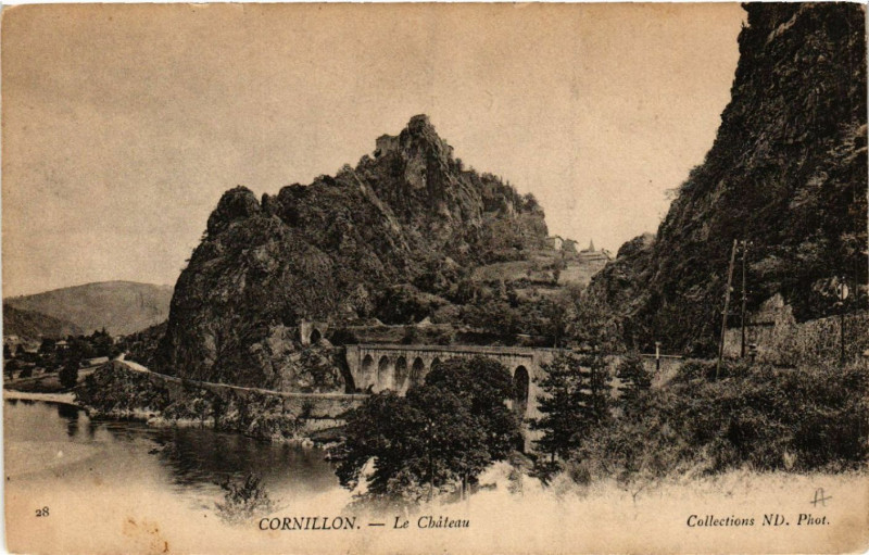 Carte postale ancienne Cornillon - Le Chateau
