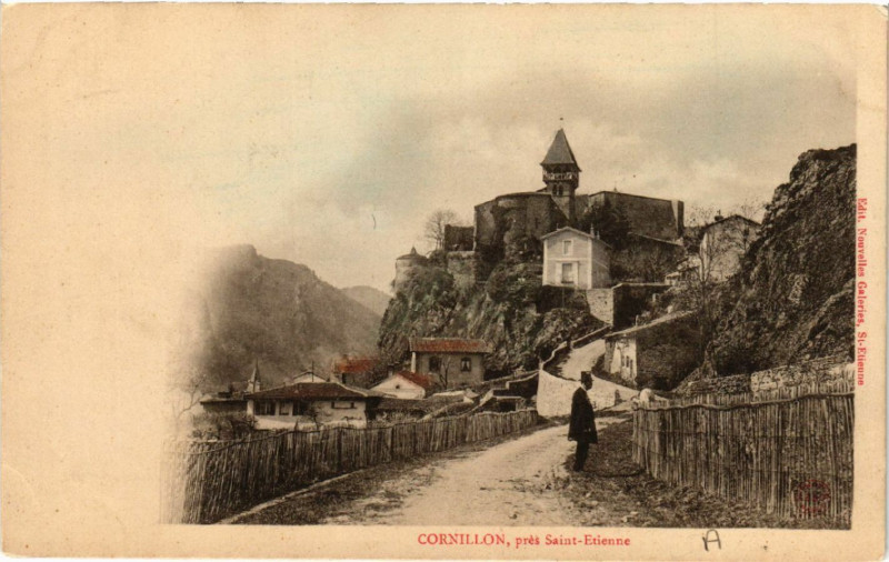 Carte postale ancienne Cornillon pres Saint-Etienne à Saint-Étienne