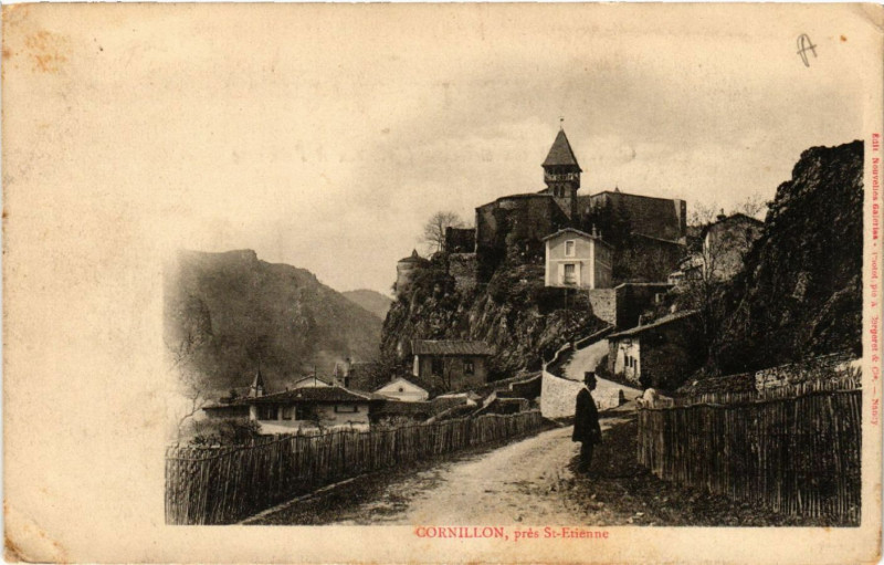 Carte postale ancienne Cornillon pres Saint-Etienne à Saint-Étienne