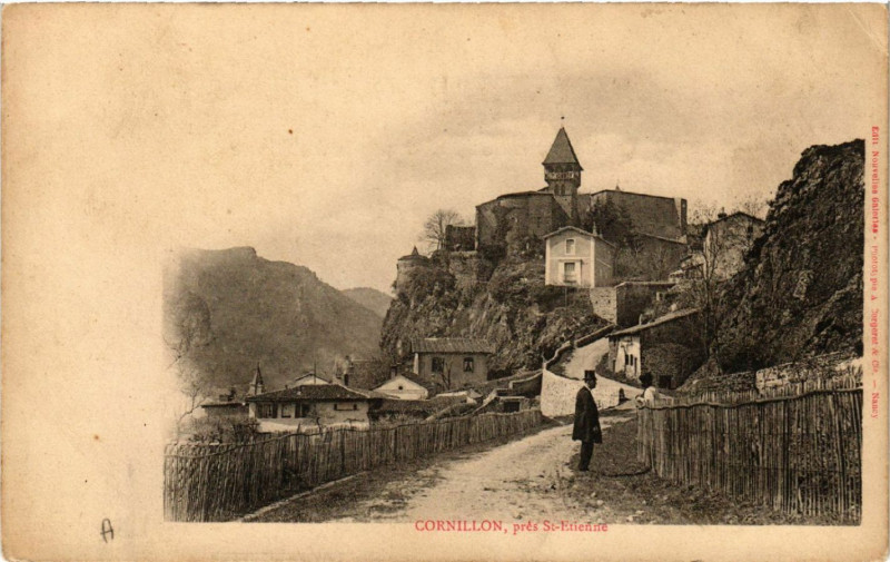 Carte postale ancienne Cornillon pres Saint-Etienne à Saint-Étienne