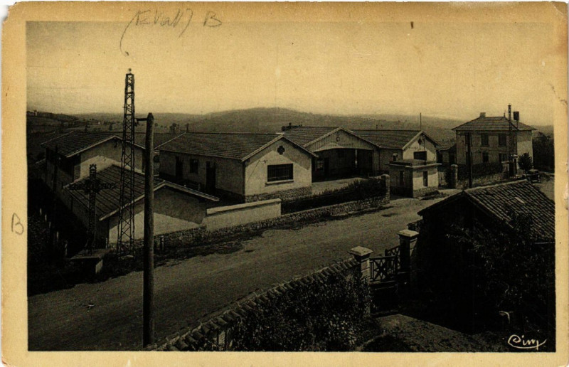 Carte postale ancienne Chazelles-sur-Lyon - Les Abatoir Municipaux à Chazelles-sur-Lyon