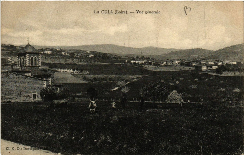 Carte postale ancienne La Cula - Vue générale