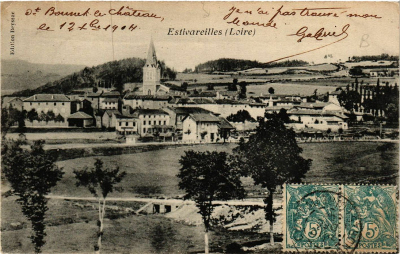 Carte postale ancienne Estivareilles à Estivareilles