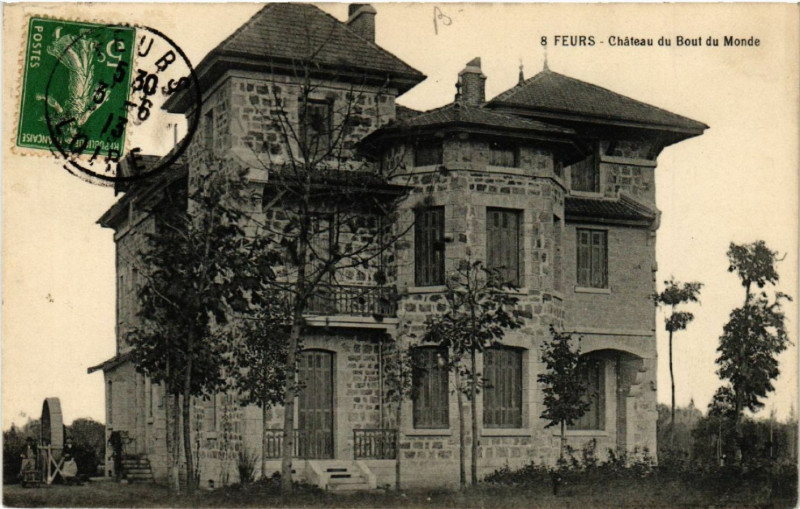 Carte postale ancienne Feurs - Chateau du Bout du Monde à Feurs
