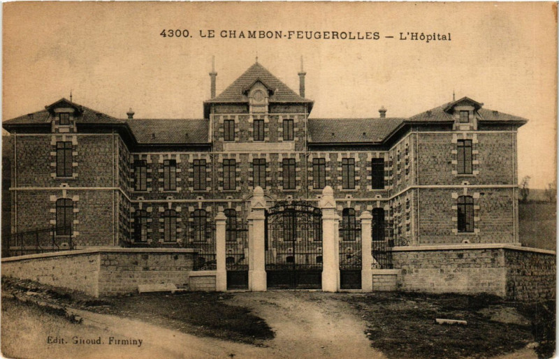 Carte postale ancienne Le Chambon-Feugerolles - L' Hopital au Chambon-Feugerolles