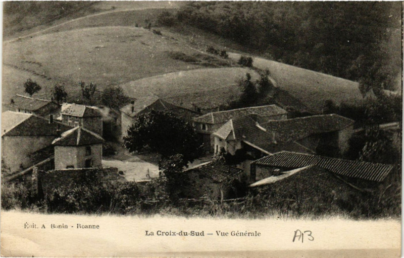 Carte postale ancienne La Croix-du-Sud - Vue Générale