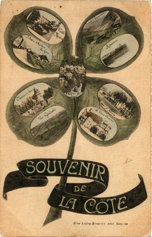 Carte postale ancienne Souvenir de La Cote