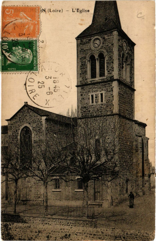 Carte postale ancienne Aboen - L'Eglise à Aboën