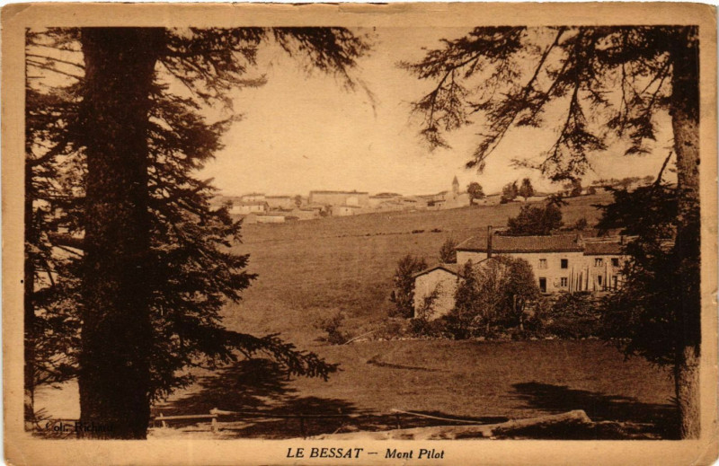 Carte postale ancienne Le Bessat - Mont-Pilat au Bessat