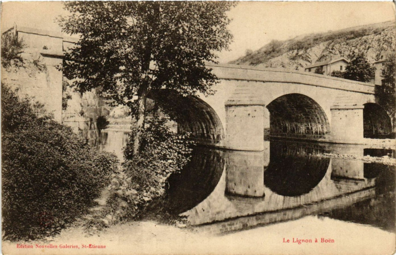Carte postale ancienne La Ligne a Boen