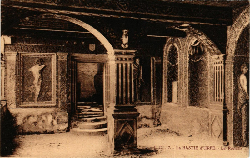 Carte postale ancienne La Bastie d'Urfe - Le Rocaille
