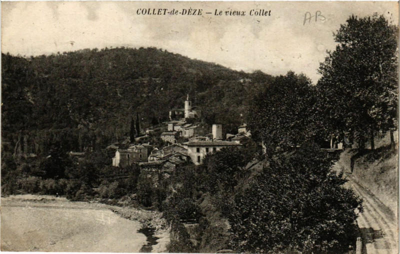 Carte postale ancienne Collet-de-Déze - Le vieux Collet