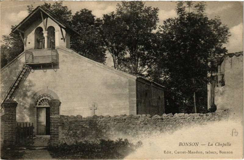Carte postale ancienne Bonson - La Chapelle à Bonson