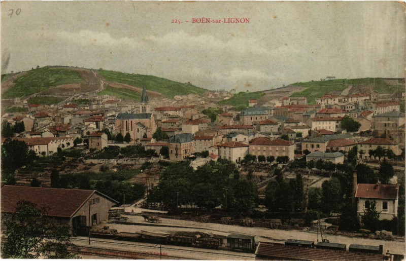 Carte postale ancienne Boen - sur-Lignon