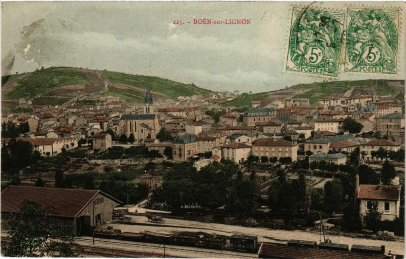 Carte postale ancienne Boen - sur-Lignon