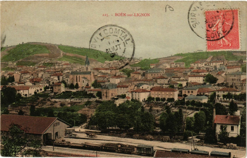 Carte postale ancienne Boen - sur-Lignon